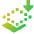 Send Backward Icon from Sharp Gradient Set