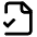 File Check 2 Icon from Lucide Line Set