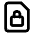 File Lock Icon from Lucide Line Set