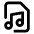 File Music Icon from Lucide Line Set