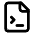 File Terminal Icon from Lucide Line Set