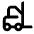 Forklift Icon from Lucide Line Set