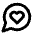 Message Circle Heart Icon from Lucide Line Set