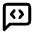 Message Square Code icon - Free transparent PNG, SVG. No sign up needed.
