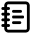 Notebook Text Icon from Lucide Line Set