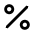 Percent Icon from Lucide Line Set