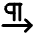 Pilcrow Right Icon from Lucide Line Set