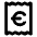 Receipt Euro Icon from Lucide Line Set