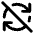 Refresh Cw Off Icon from Lucide Line Set