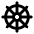 Ship Wheel Icon from Lucide Line Set