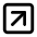 Square Arrow Up Right Icon from Lucide Line Set