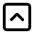 Square Chevron Up Icon from Lucide Line Set