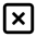 Square X Icon from Lucide Line Set