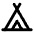 Tent Icon from Lucide Line Set