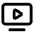 Tv Minimal Play icon - Free transparent PNG, SVG. No sign up needed.