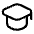 Academic Hat Icon from Mynaui Line Set