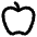 Apple Icon from Lucide Line Set | Free Download as SVG Vector and Transparent PNG | Streamline icons