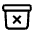 Archive Box X Mark Icon from Heroicons Outline Set | Free Download as SVG Vector and Transparent PNG | Streamline icons