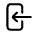 Arrow Left End On Rectangle Icon from Heroicons Outline Set