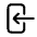 Arrow Left End On Rectangle Icon from Heroicons Solid Set