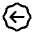 Arrow Left Waves Icon from Mynaui Line Set