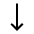 Arrow Long Down Icon from Heroicons Outline Set