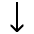 Arrow Long Down Icon from Mynaui Line Set