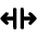 Arrows Resize H Icon from Unicons Line Set