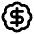 Badge Dollar Sign Icon from Lucide Line Set