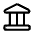 Bank Icon from Mynaui Line Set