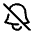 Bell Slash Icon from Heroicons Outline Set