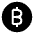 Bitcoin Circle Icon from Iconoir Solid Set