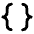 Brackets Curly Icon from Unicons Line Set