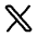 Brand X Icon from Mynaui Line Set
