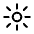 Brightness High Icon from Mynaui Line Set