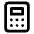 Calculator Icon from Unicons Line Set