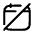 Calendar Slash Icon from Mynaui Line Set
