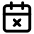 Calendar X Icon from Lucide Line Set