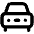 Car Icon from Unicons Line Set
