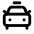 Car Taxi Front Icon from Lucide Line Set