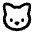 Cat Icon from Lucide Line Set