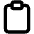 Clipboard Blank Icon from Unicons Line Set