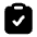 Clipboard Check Icon from Majesticons Solid Set