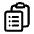 Clipboard Document List Icon from Heroicons Outline Set