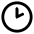 Clock 2 Icon from Lucide Line Set