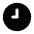 Clock Nine Icon from Unicons Solid Set