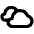 Clouds Icon from Unicons Line Set