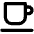 Coffee Icon from Unicons Line Set