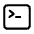 Command Line Icon from Heroicons Outline Set