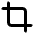 Crop Icon from Lucide Line Set
